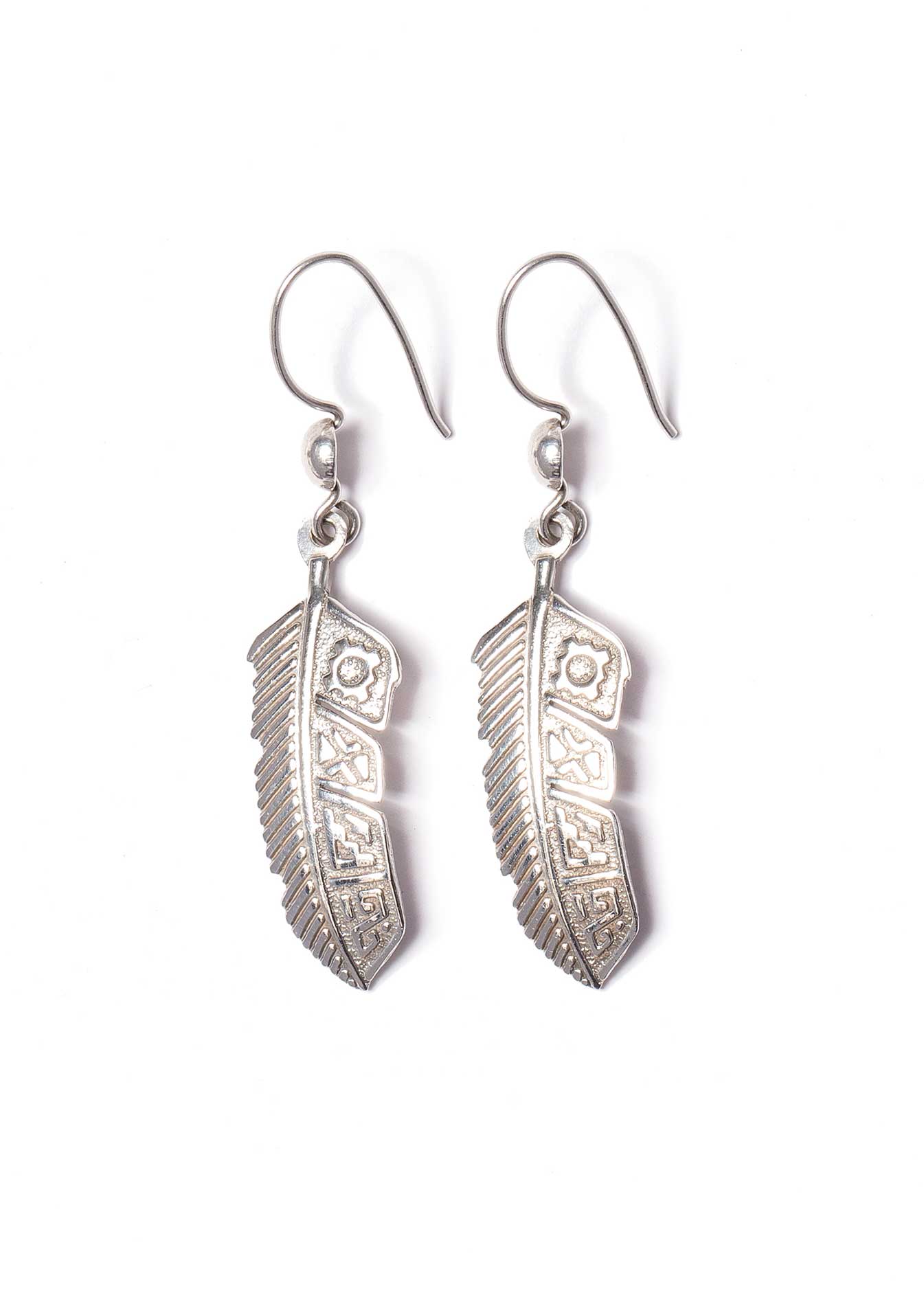 Arete Pluma Calendario Inca