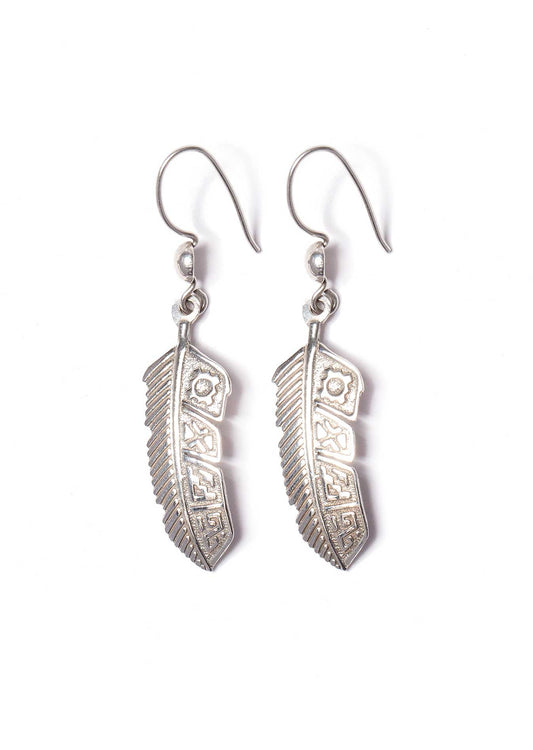 Arete Pluma Calendario Inca