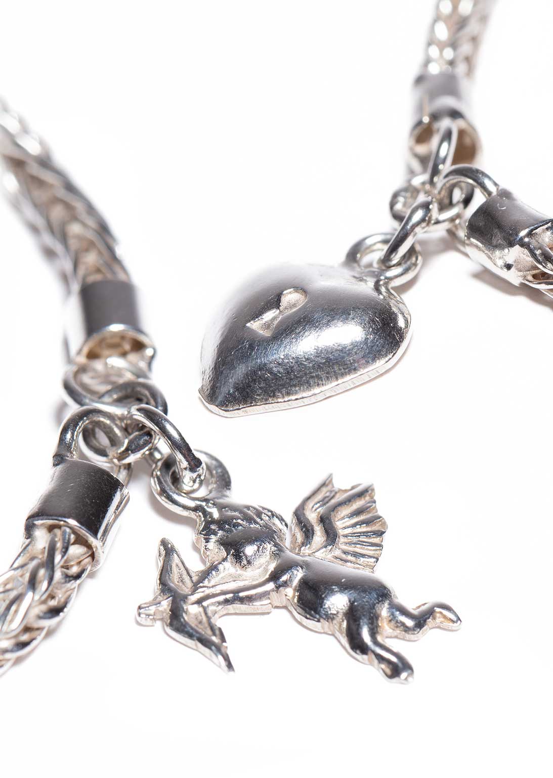 Pulsera de Plata Dijes